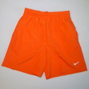 Nike Boys Dri-Fit Orange Training Shorts Medium NWT